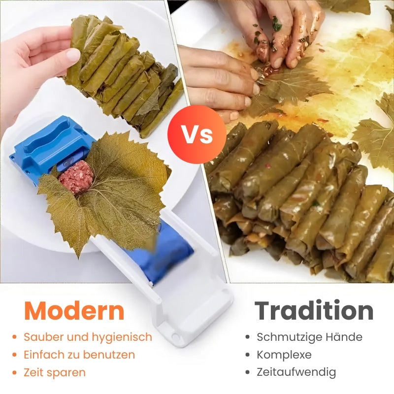 Effektiv kålblads- och köttrullningsmaskin