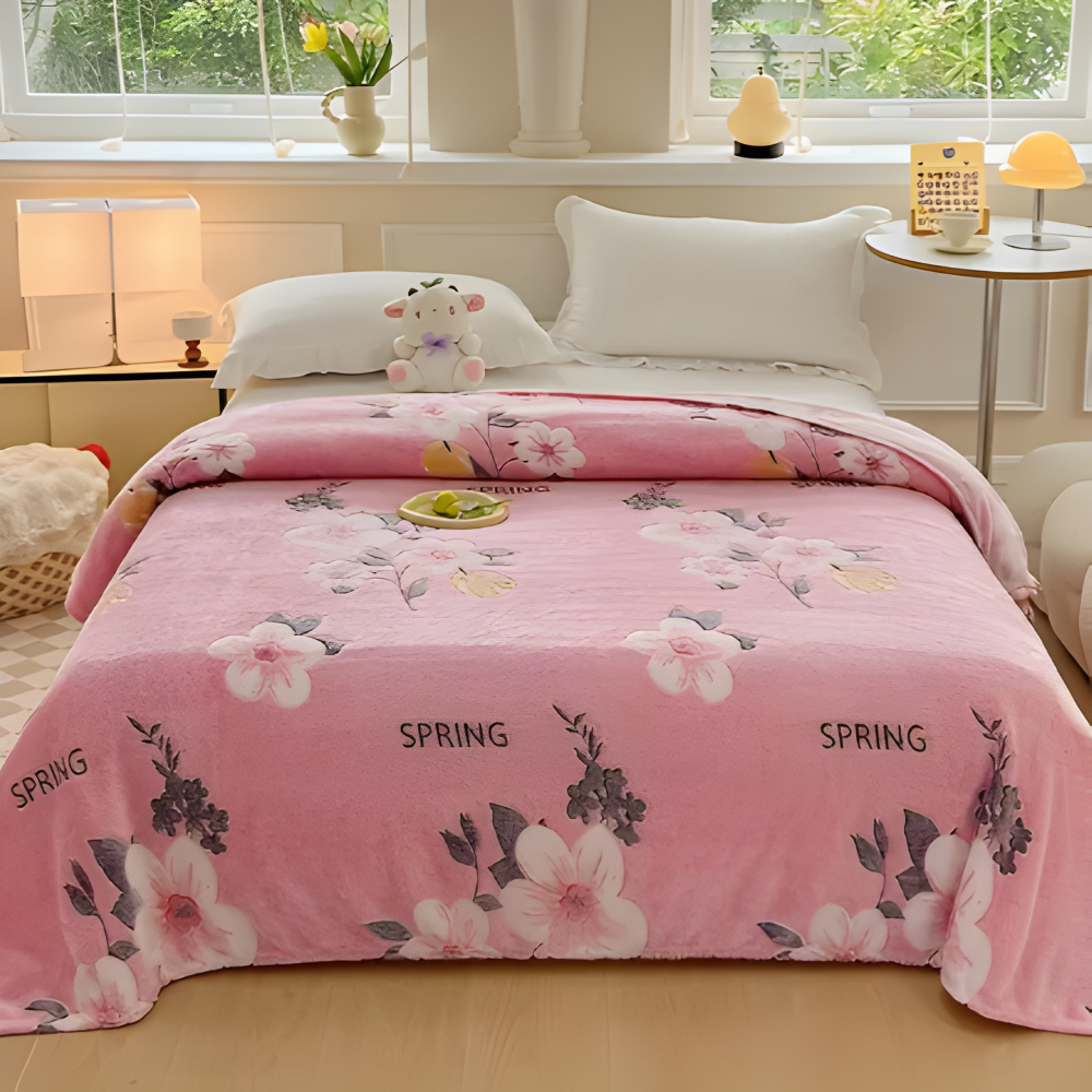 Varm och mysig fleecefilt – Ultramjuk maskintvättbar myspläd