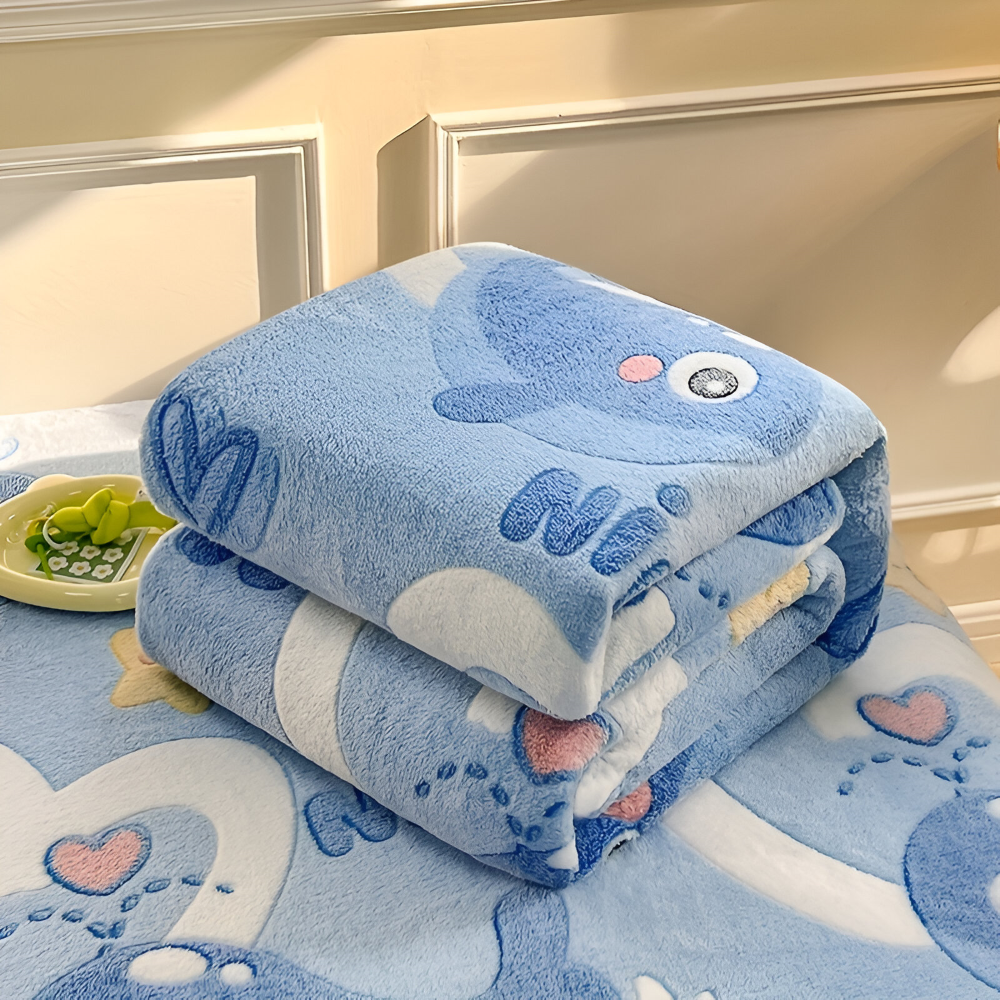 Varm och mysig fleecefilt – Ultramjuk maskintvättbar myspläd