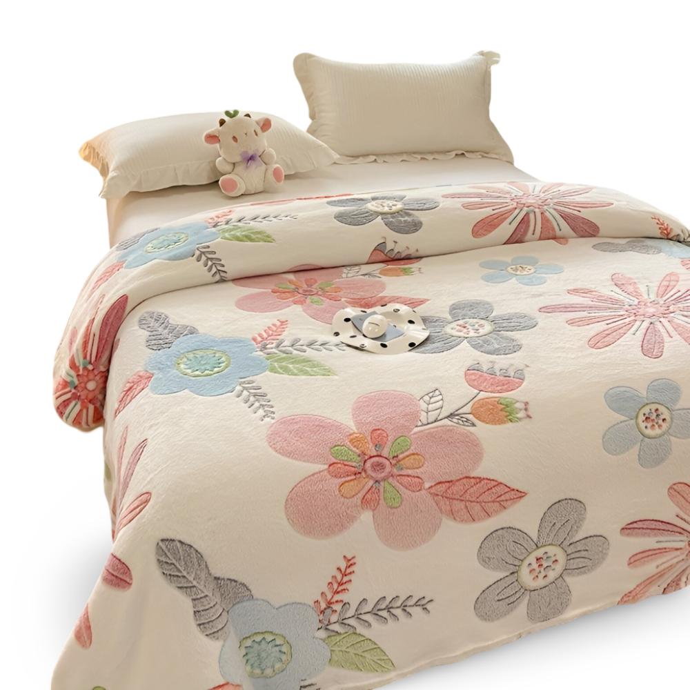 Varm och mysig fleecefilt – Ultramjuk maskintvättbar myspläd