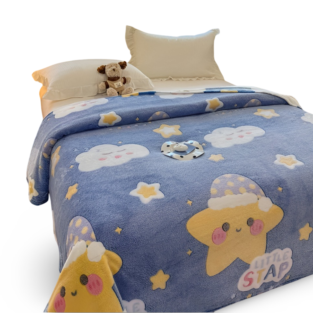 Varm och mysig fleecefilt – Ultramjuk maskintvättbar myspläd