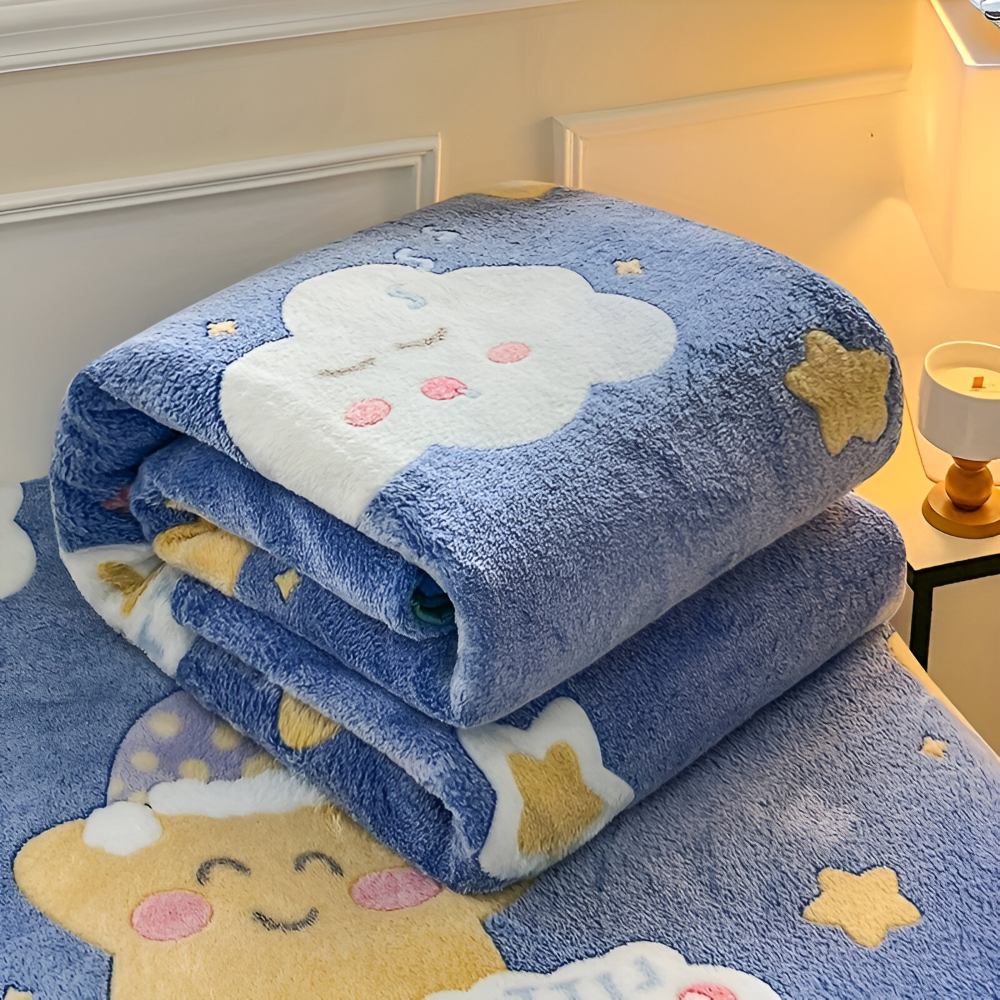 Varm och mysig fleecefilt – Ultramjuk maskintvättbar myspläd