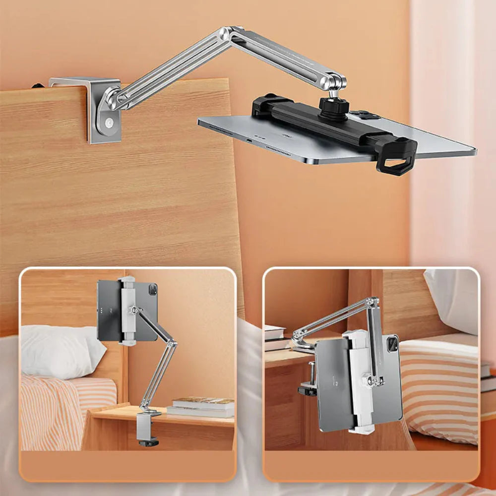 Universellt stativ för surfplatta och telefon – 360° roterande justerbar hållare