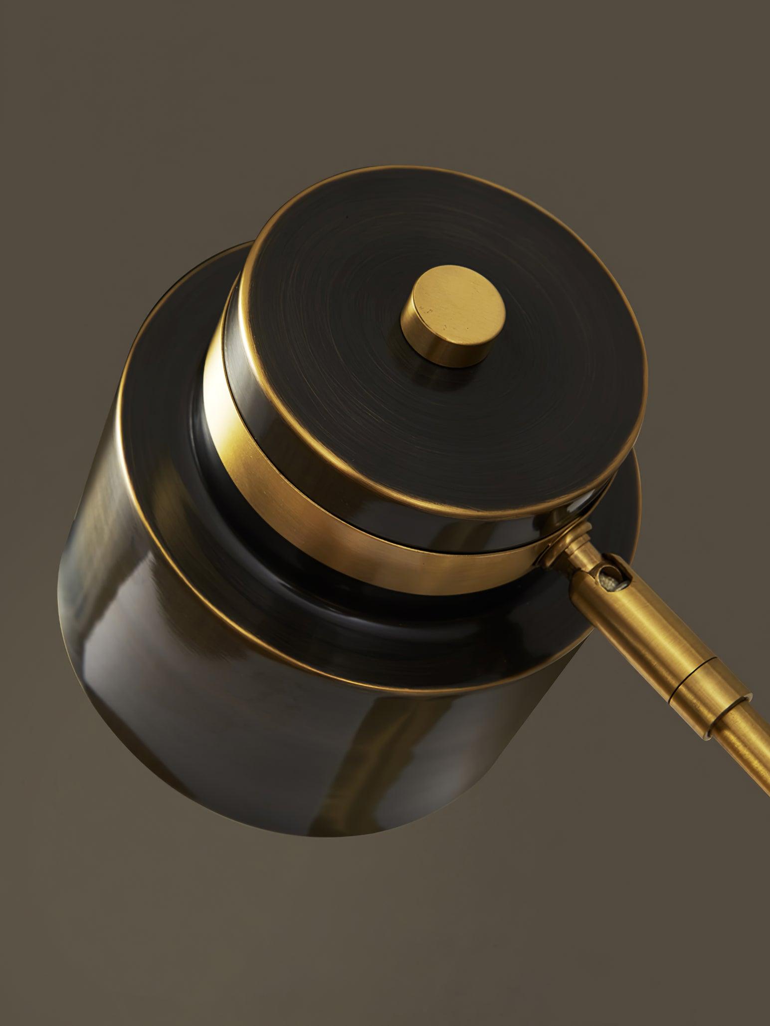 Skandinavisk industriell bordslampa - Varmt skenande sänglampa