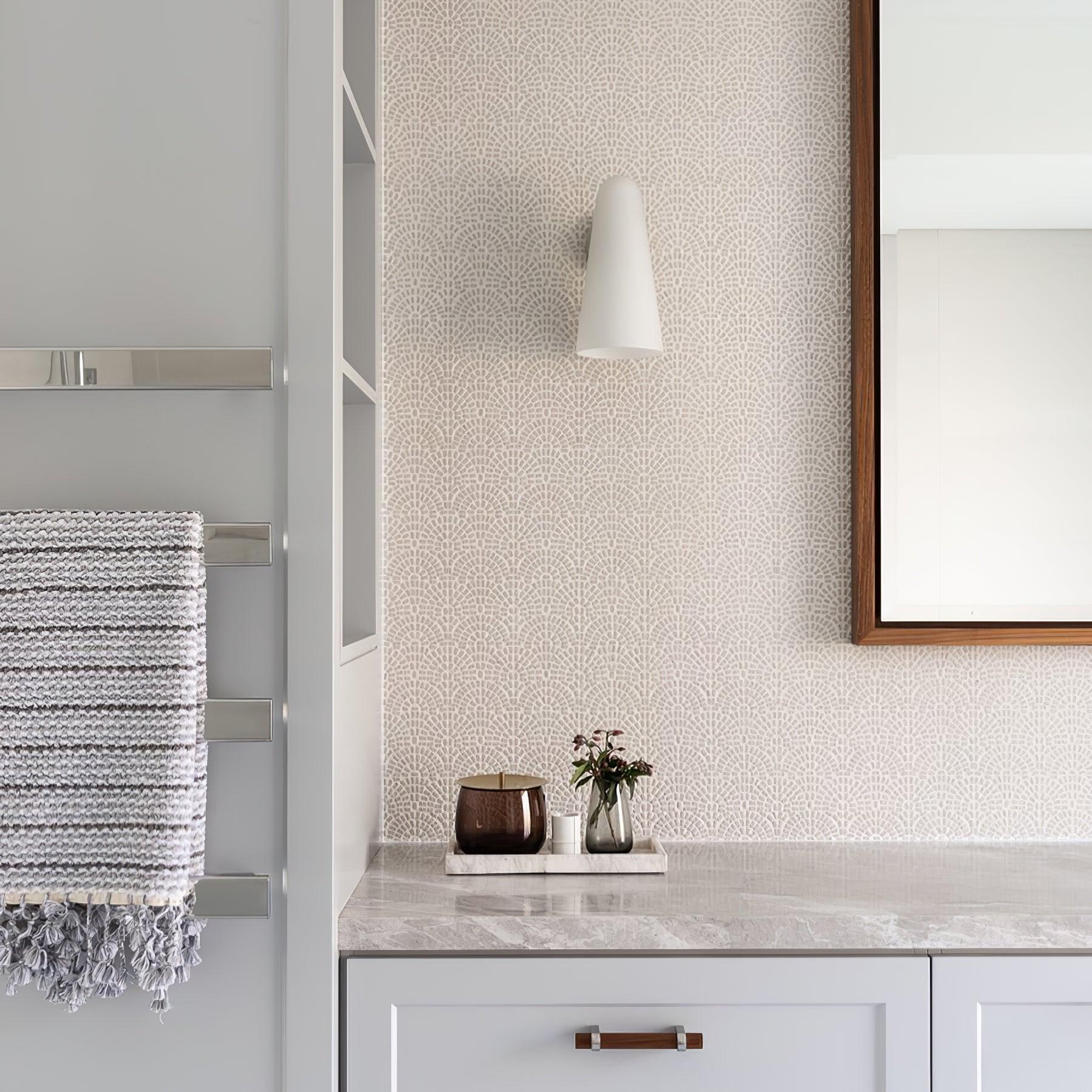 Elegant konisk vägglampa i glas – Modern vägglampa för sovrum och vardagsrum