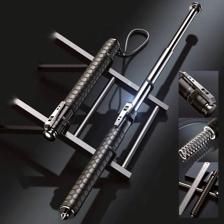 Överlevnadsvandringsstav – Infällbar vandringsstav med halkfritt grepp