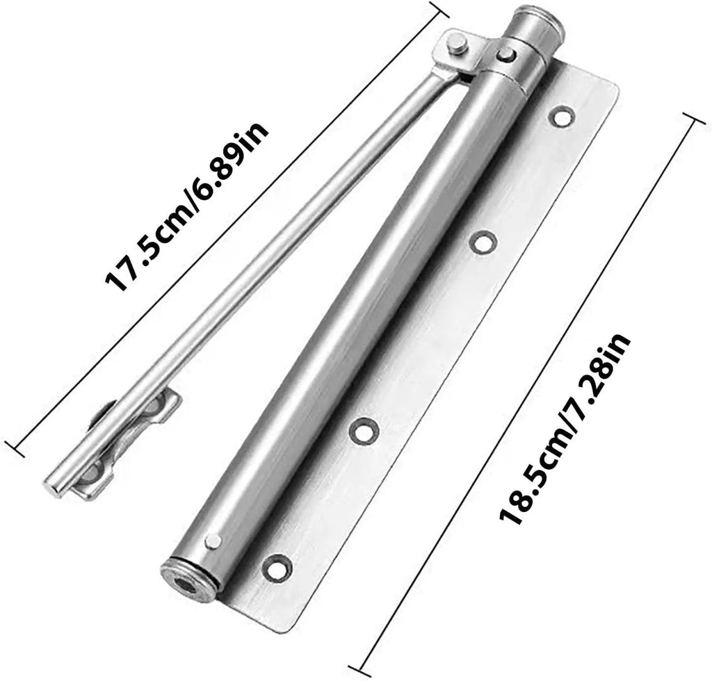 Automatisk dörrstängare i rostfritt stål – justerbar mjukstängande beslag