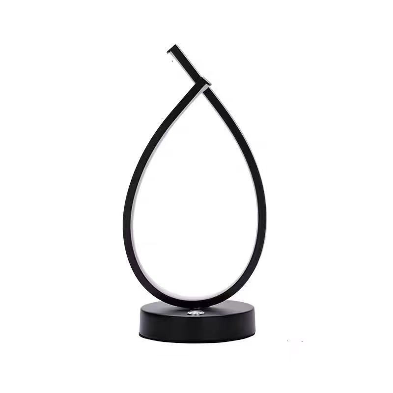 Twisted Water Drop LED-bordslampa – Modern Elegance, Serene Glow