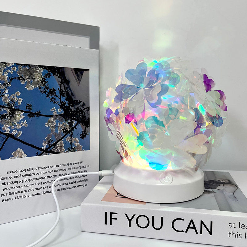 Cherry Blossom Moonlight Glow - USB-driven LED-bordslampa