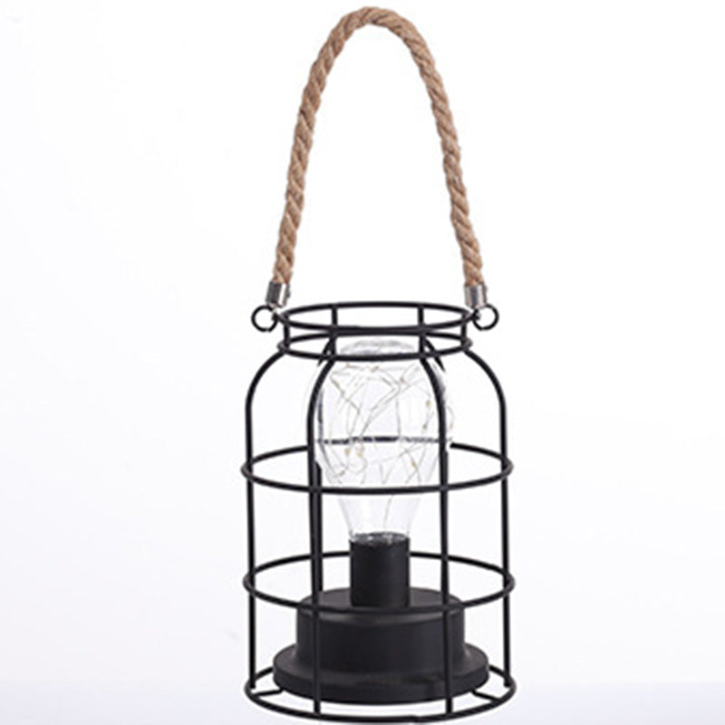 Modern vertikalrandig LED-bordslampa - minimalistisk accentlampa i järn