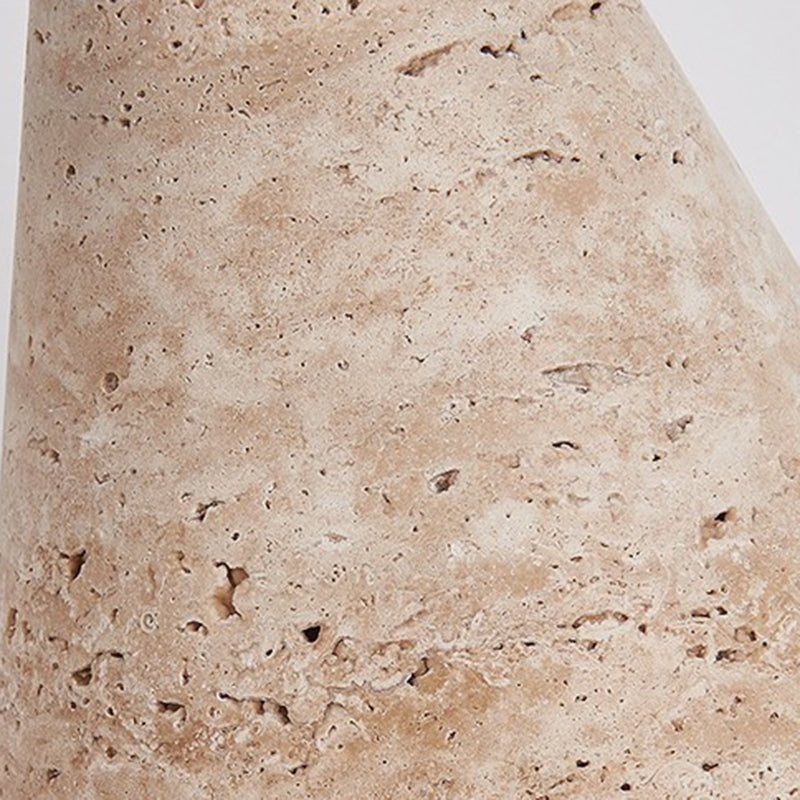 Modern nordisk bordslampa – elegant svart sten- och metalldesign