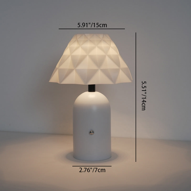 Minimalistisk nordisk uppladdningsbar LED-bordslampa – elegant järnkondesign