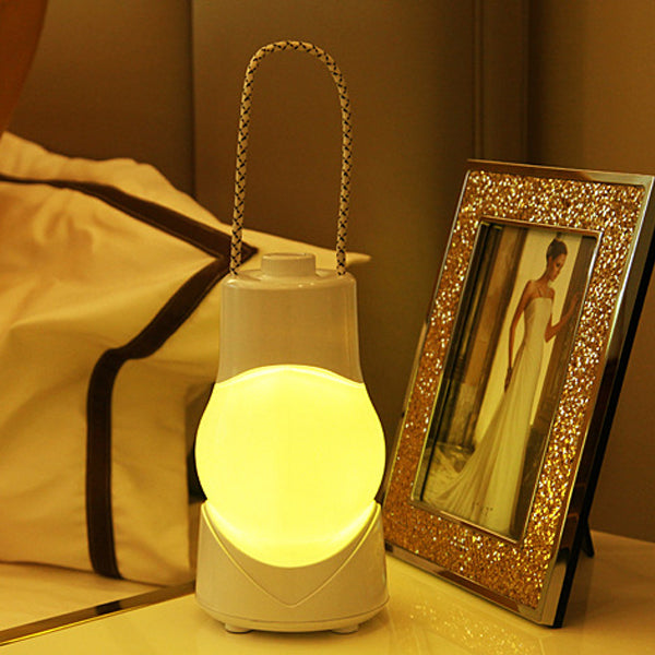 Bärbar LED-högtalarlampa – ljus, ljud och stil i ett