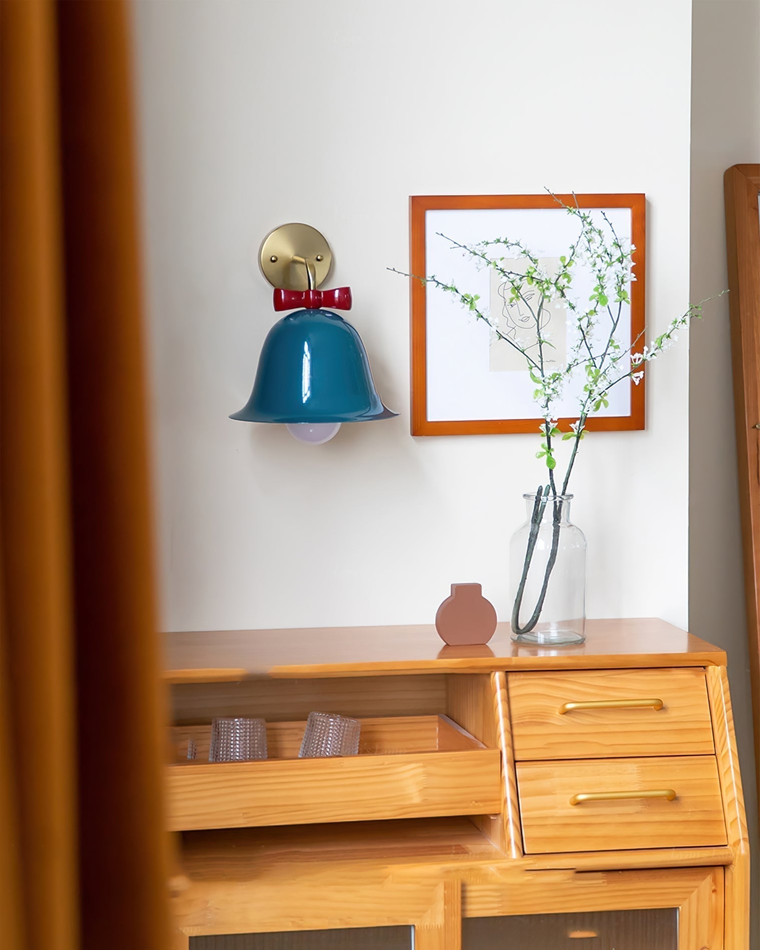 Elegant LED-vägglampa - Raffinerad glaslampa för sofistikerade utrymmen