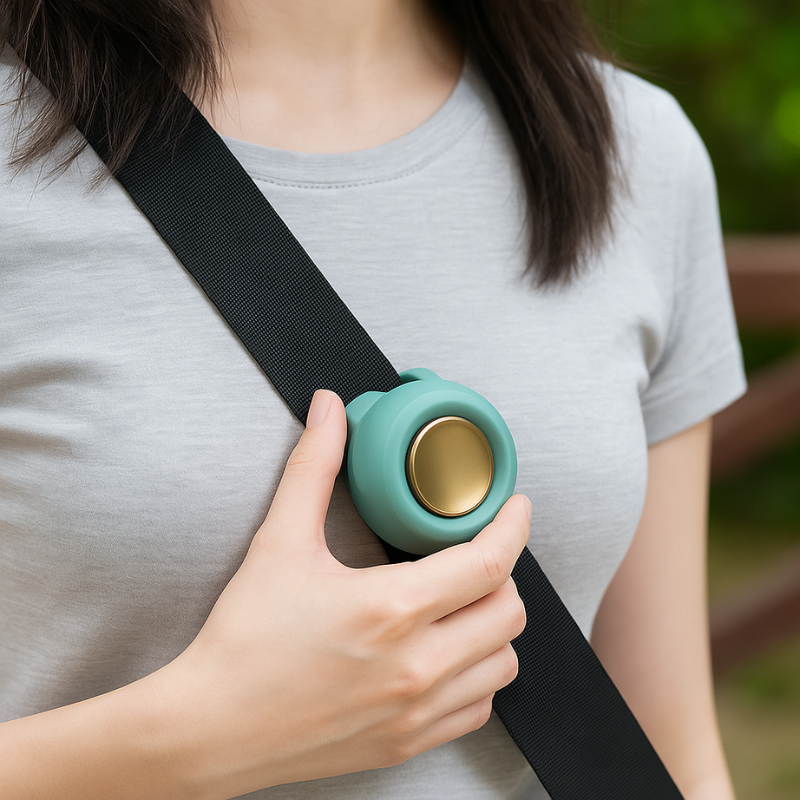 Bärbar bladlös nackfläkt - Tyst 360° handsfree personlig kylning