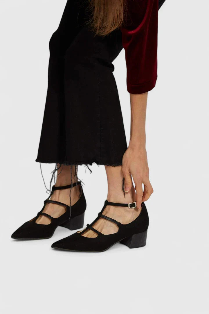 Stödjande Kitten Heel-skor för kvinnor – Snygga lågklackade pumps för vardaglig elegans