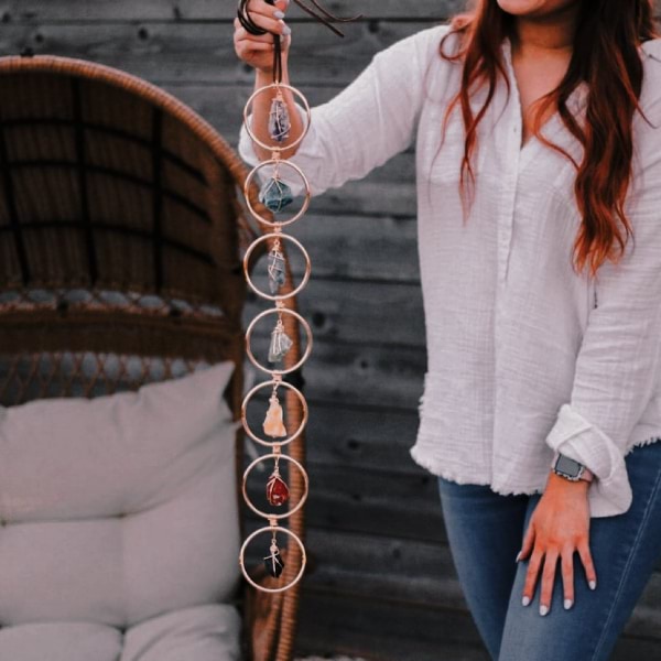 Spirituell kristallbalansskulptur - Lugn energiprydnad