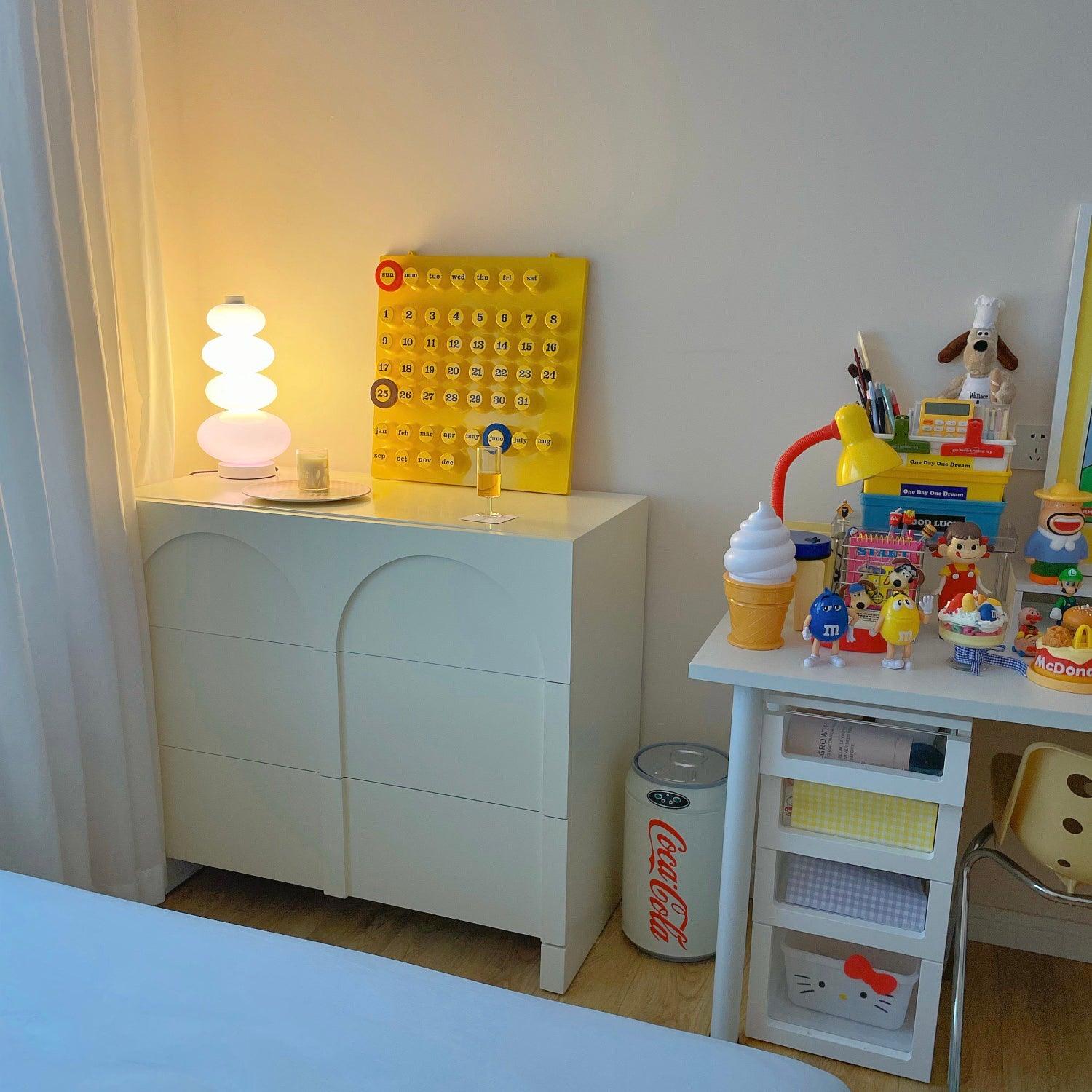 Godisinspirerad marmorbordslampa – Modern dekorativ stämningsbelysning