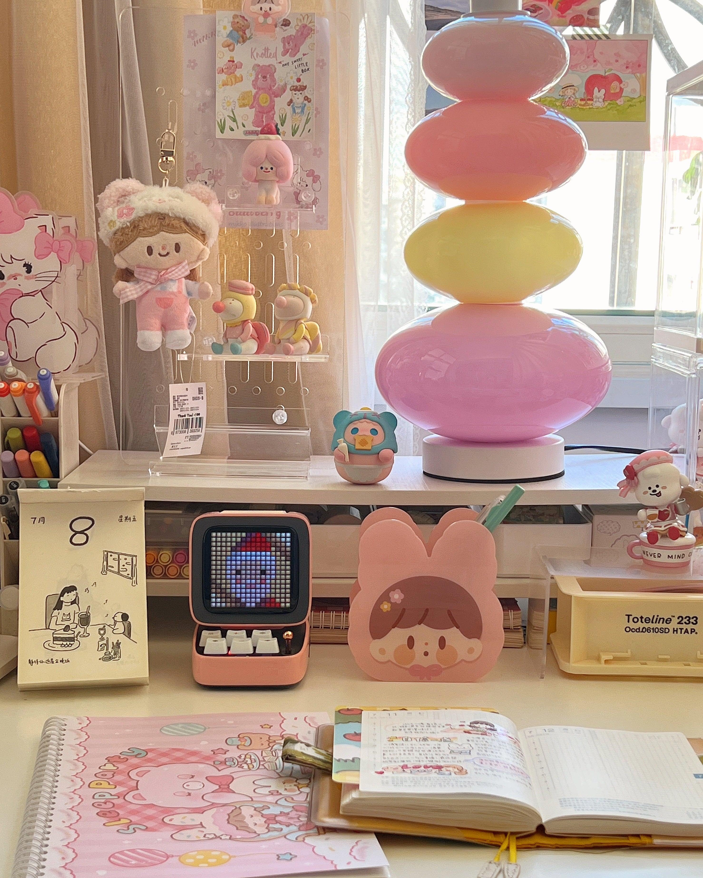 Godisinspirerad marmorbordslampa – Modern dekorativ stämningsbelysning