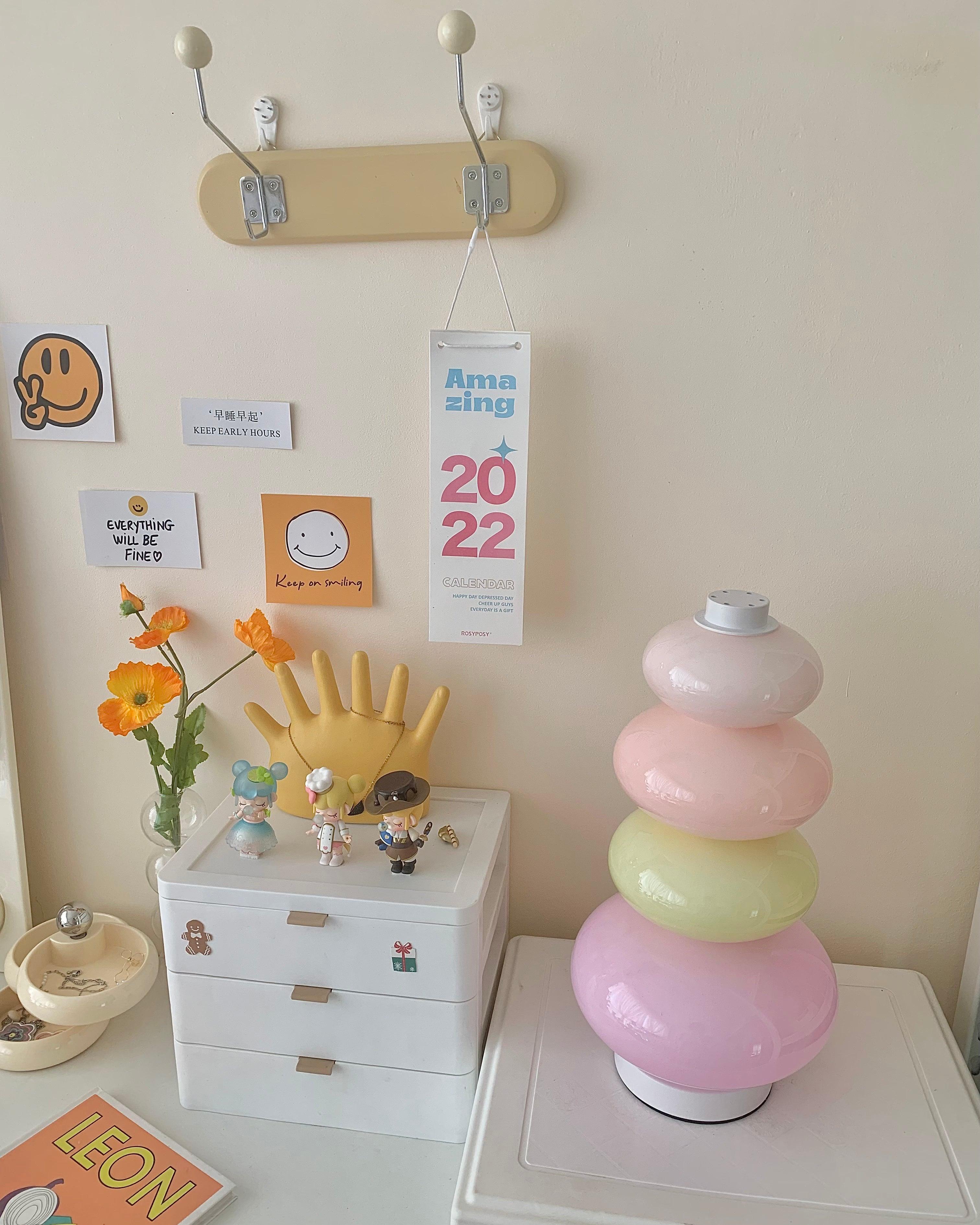 Godisinspirerad marmorbordslampa – Modern dekorativ stämningsbelysning