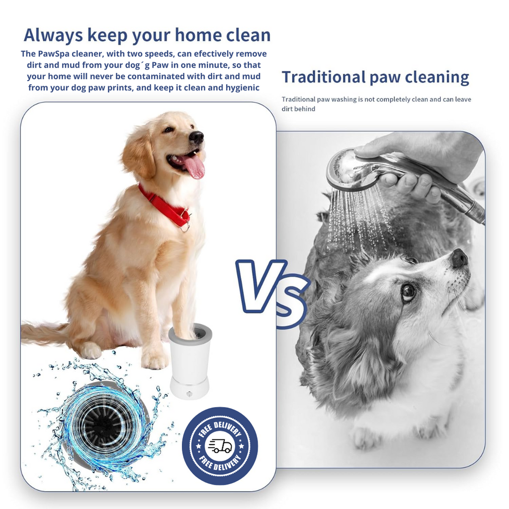 Automatisk tasstvätt och massage för husdjur – Skonsamt elektriskt groomingverktyg