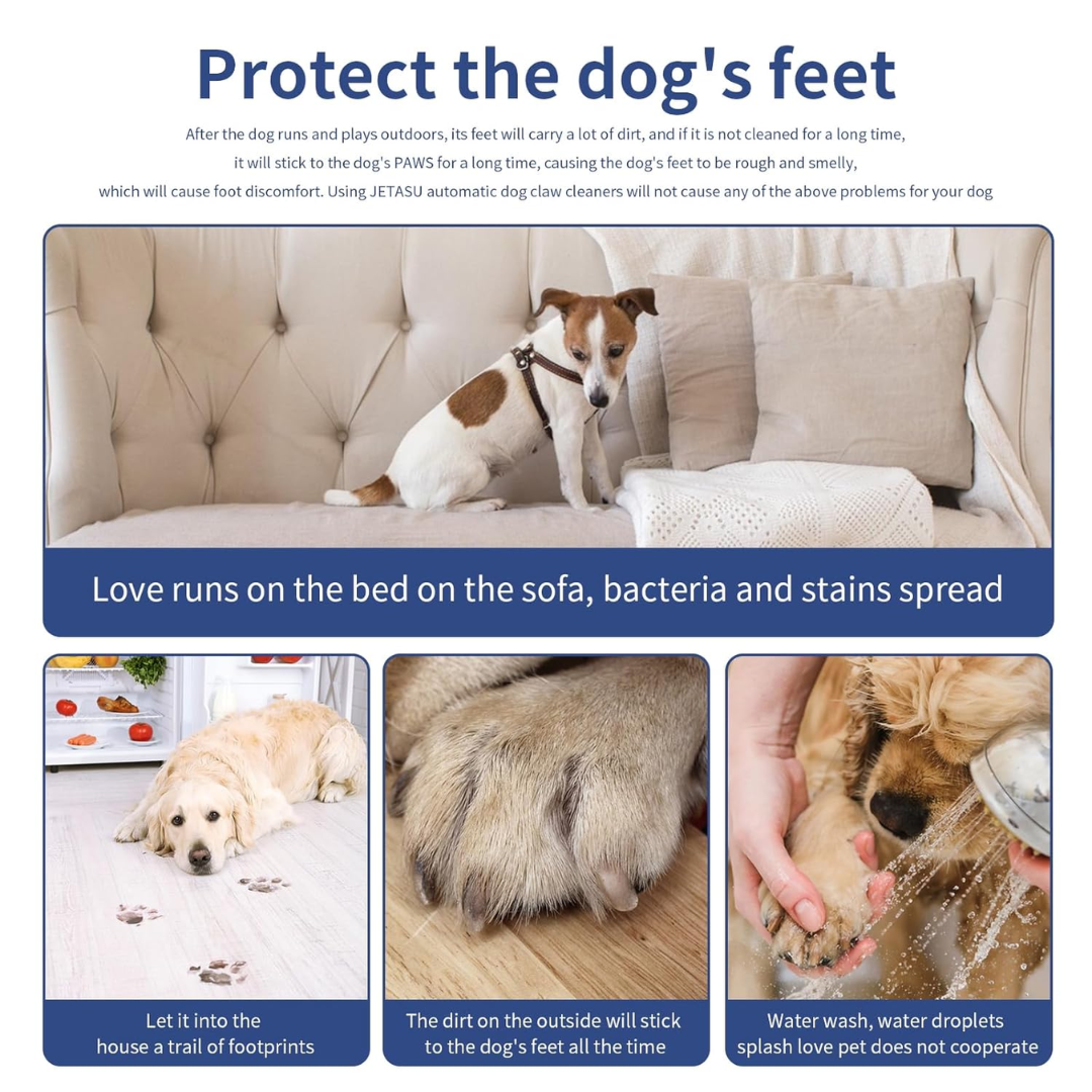 Automatisk tasstvätt och massage för husdjur – Skonsamt elektriskt groomingverktyg