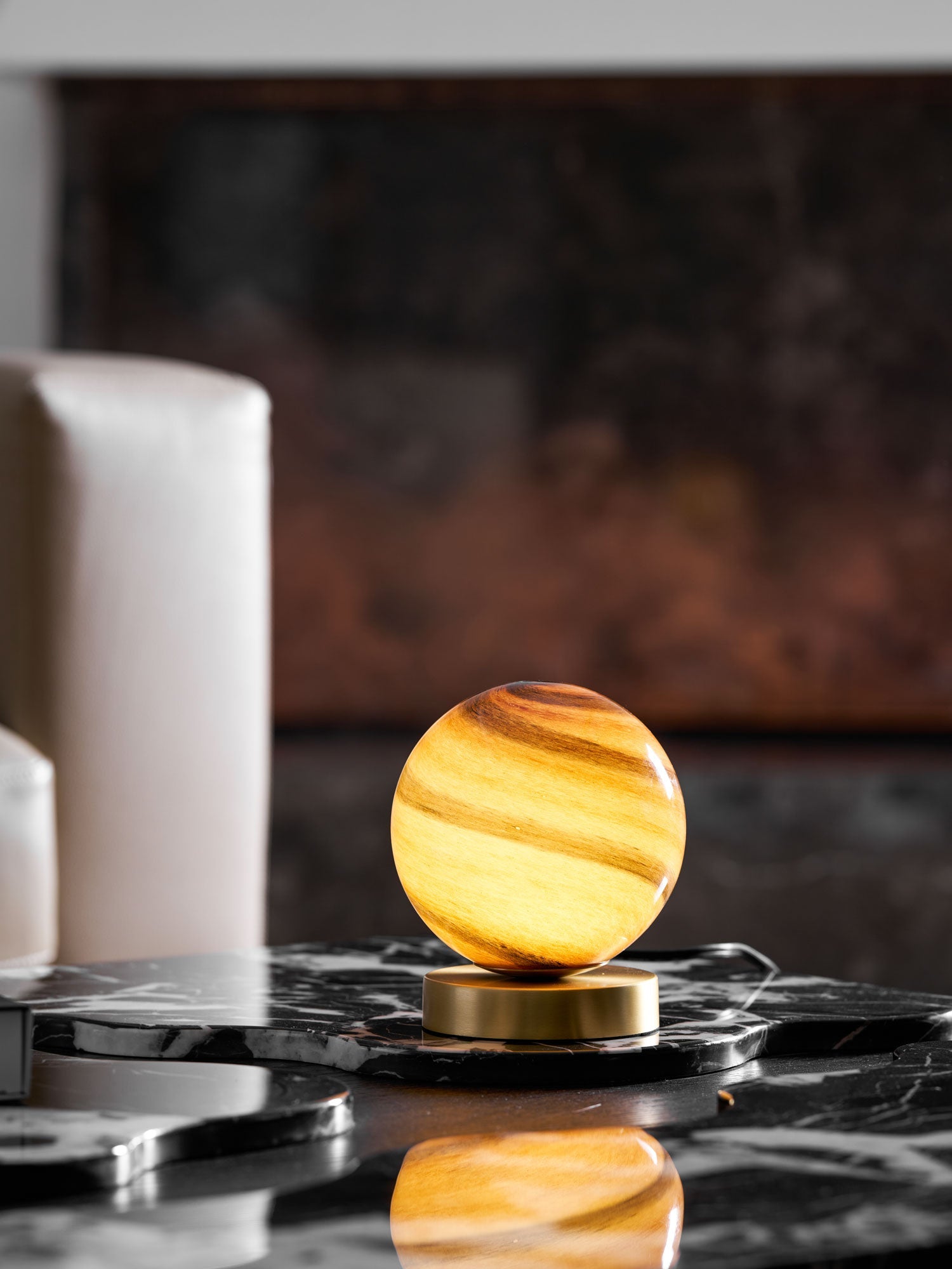 Galaxinspirerad bordslampa – Stämningsbelysning för inomhusmiljöer