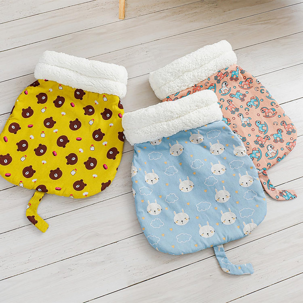 Mysig kattungesovsäck – plyschig sovsäck för katter och små husdjur