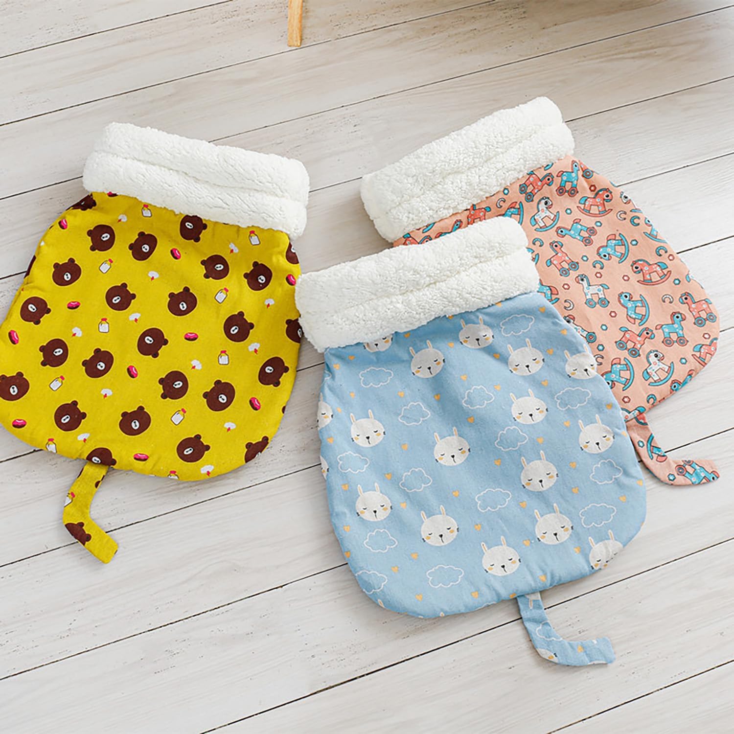 Mysig kattungesovsäck – plyschig sovsäck för katter och små husdjur