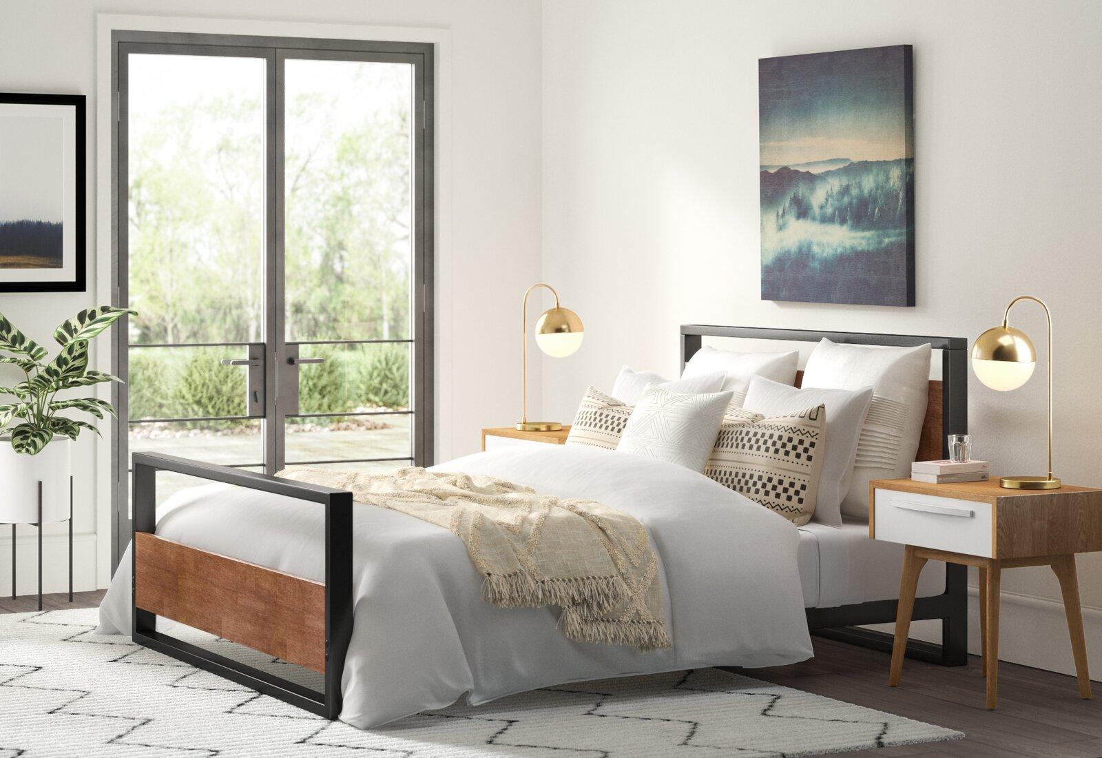 Jordfärgad bordslampa - Modern accentbelysning för heminredning