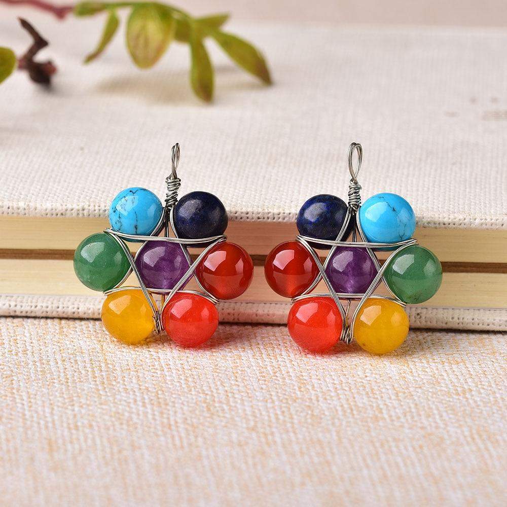 Läkande Chakrakvartsset - Naturliga Energikristaller