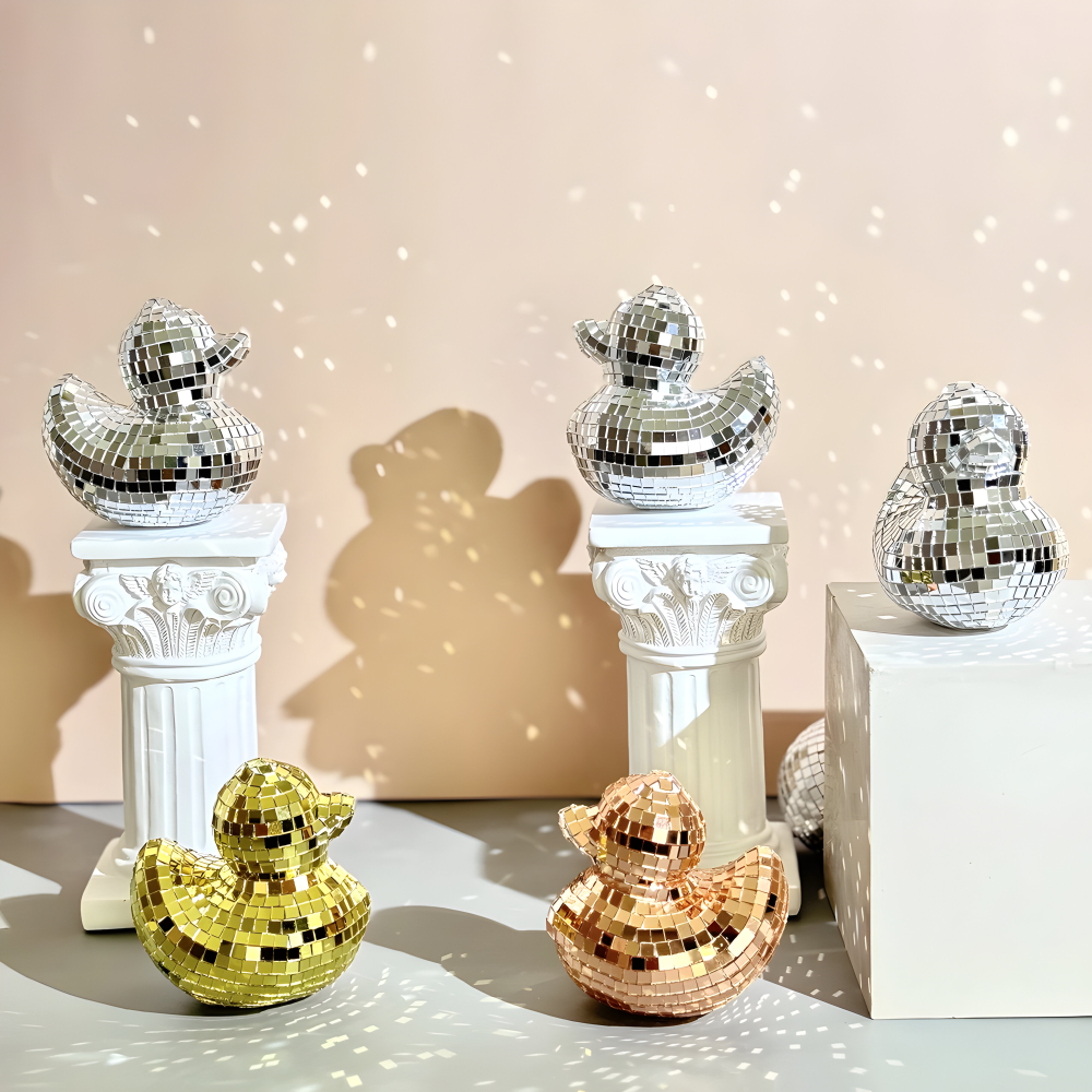 Artisan Duck Discospegel – Rolig dekorativ accent