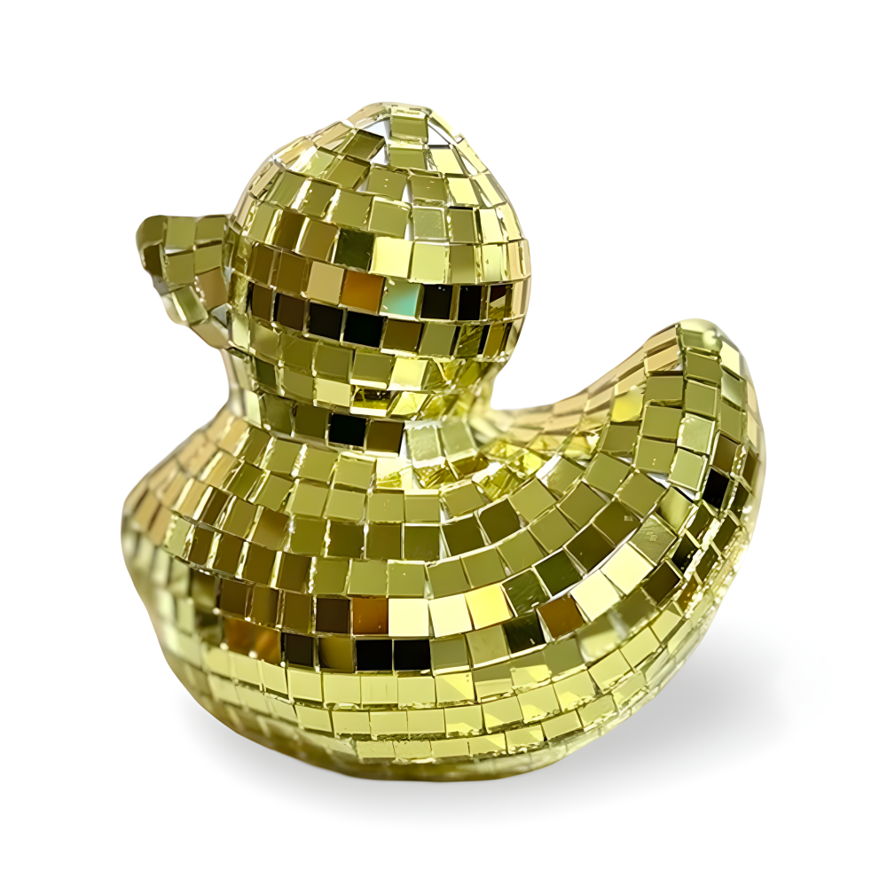 Artisan Duck Discospegel – Rolig dekorativ accent