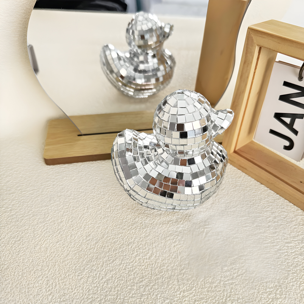 Artisan Duck Discospegel – Rolig dekorativ accent