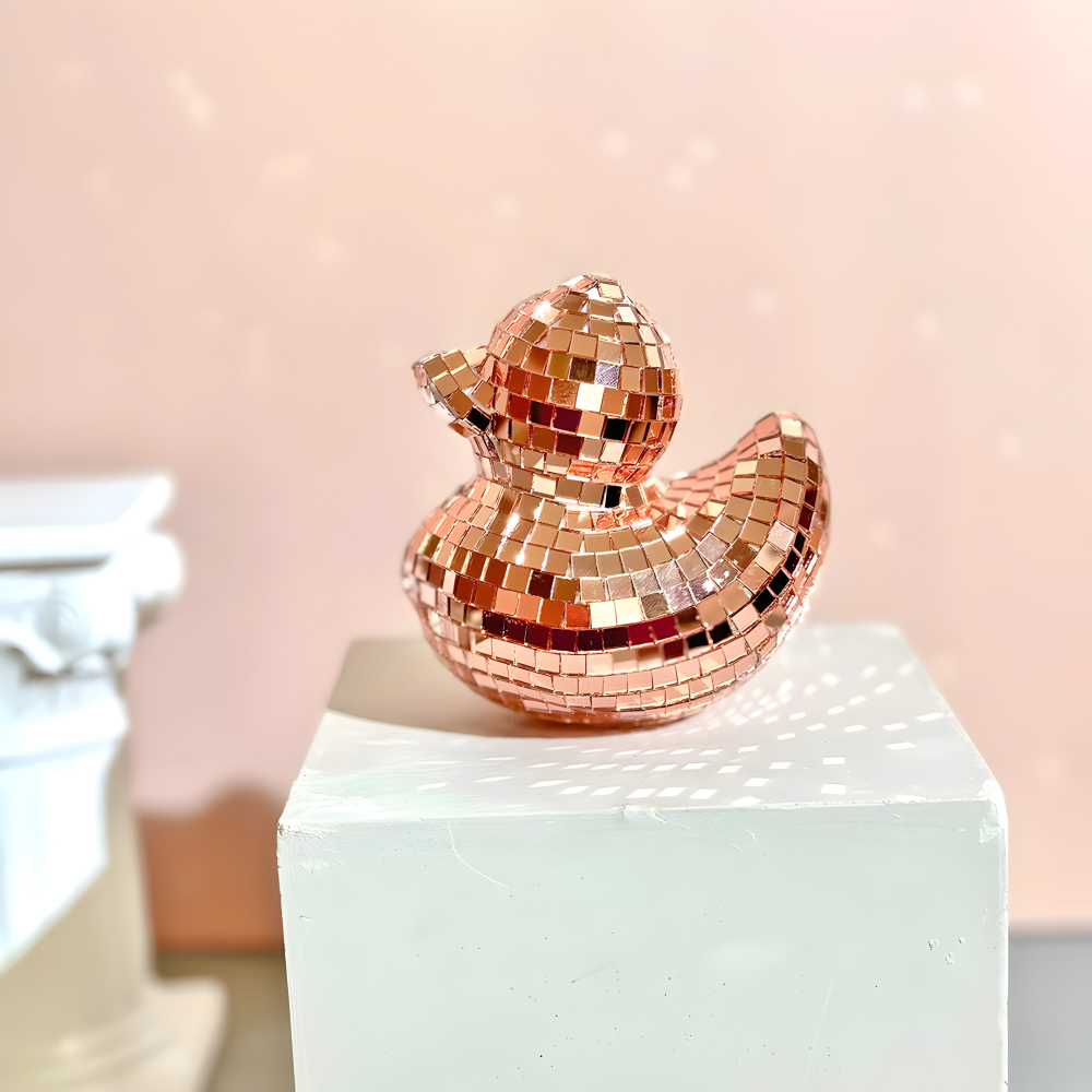 Artisan Duck Discospegel – Rolig dekorativ accent