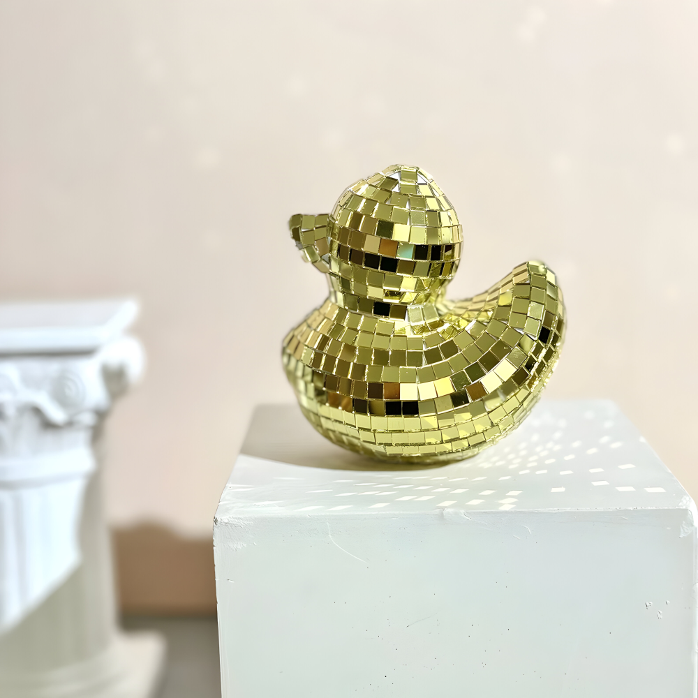 Artisan Duck Discospegel – Rolig dekorativ accent