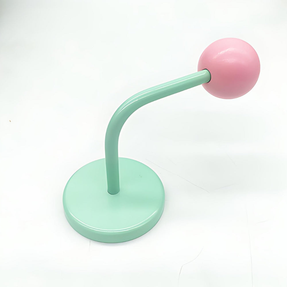 Magnetiska väggkrokar i trä - Färgglada bollhängare