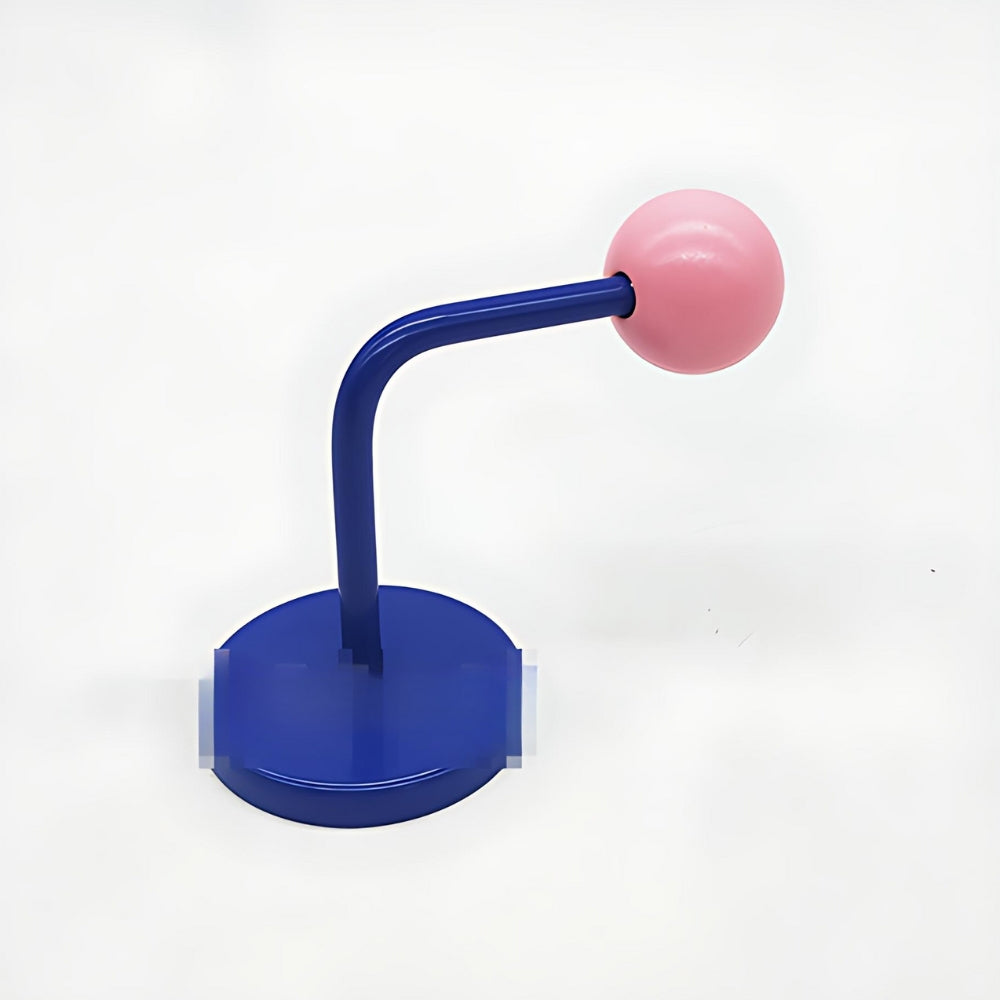 Magnetiska väggkrokar i trä - Färgglada bollhängare