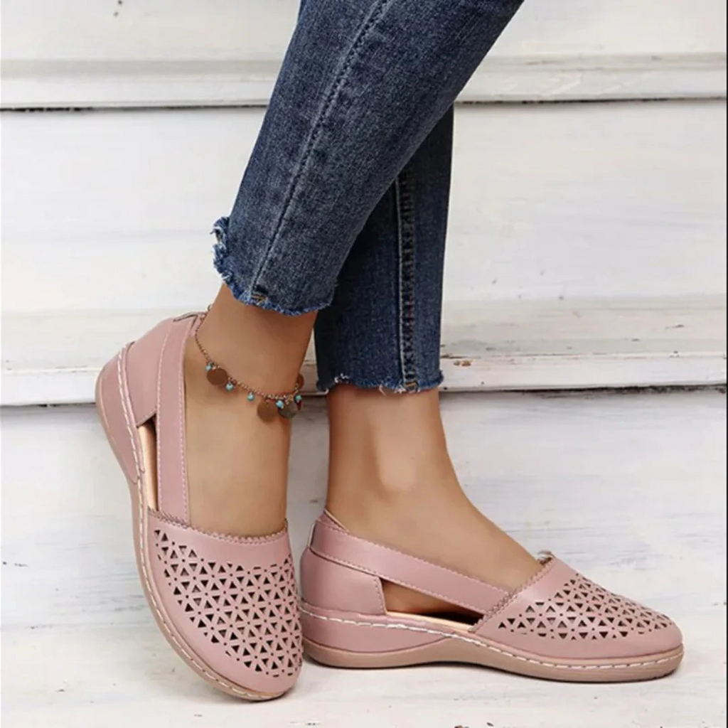 Flexibla slip-on-skor för kvinnor