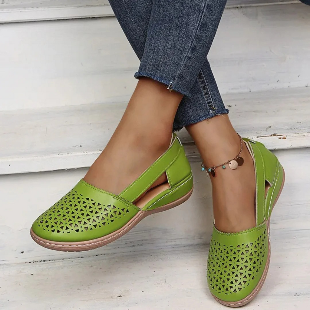 Flexibla slip-on-skor för kvinnor