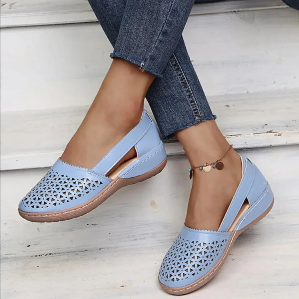 Flexibla slip-on-skor för kvinnor