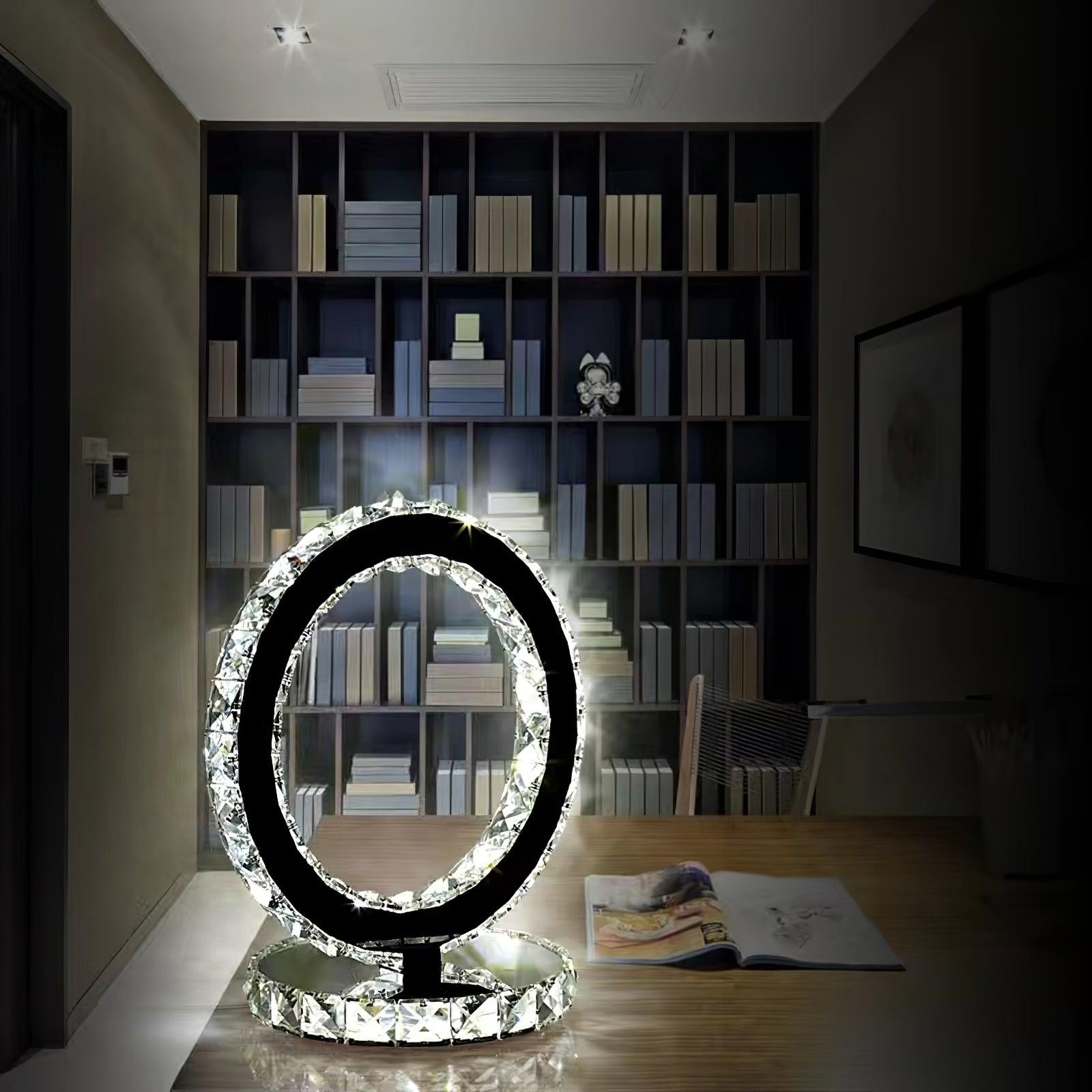 Shimmer Ring Bordlampa - Snygg LED-accentlampa