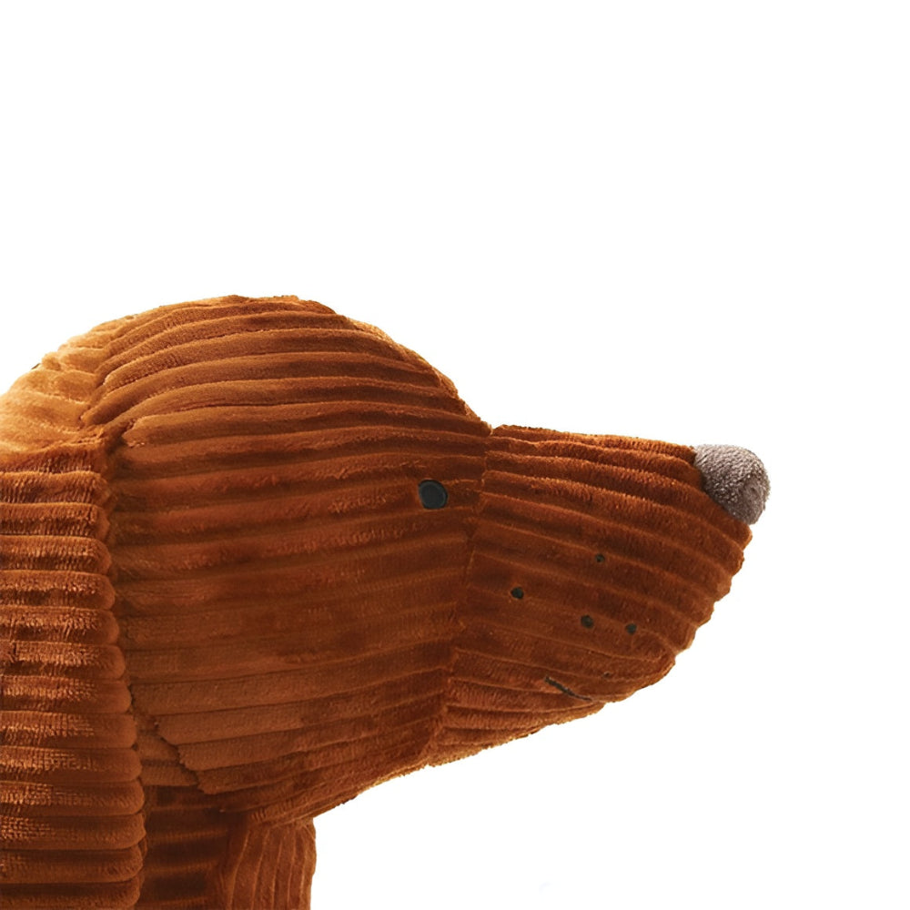 Bedårande manchestertaxkudde – Mjuk plyschhundkudde