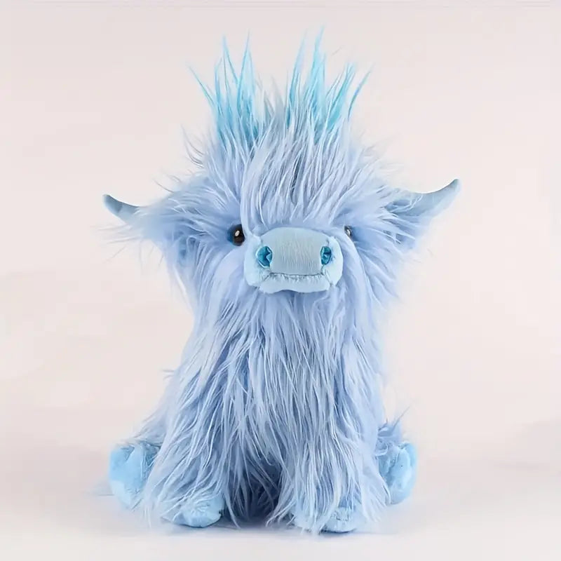 Höglandskon plyschleksak – Bedårande mjuk gosedjursgoskompis