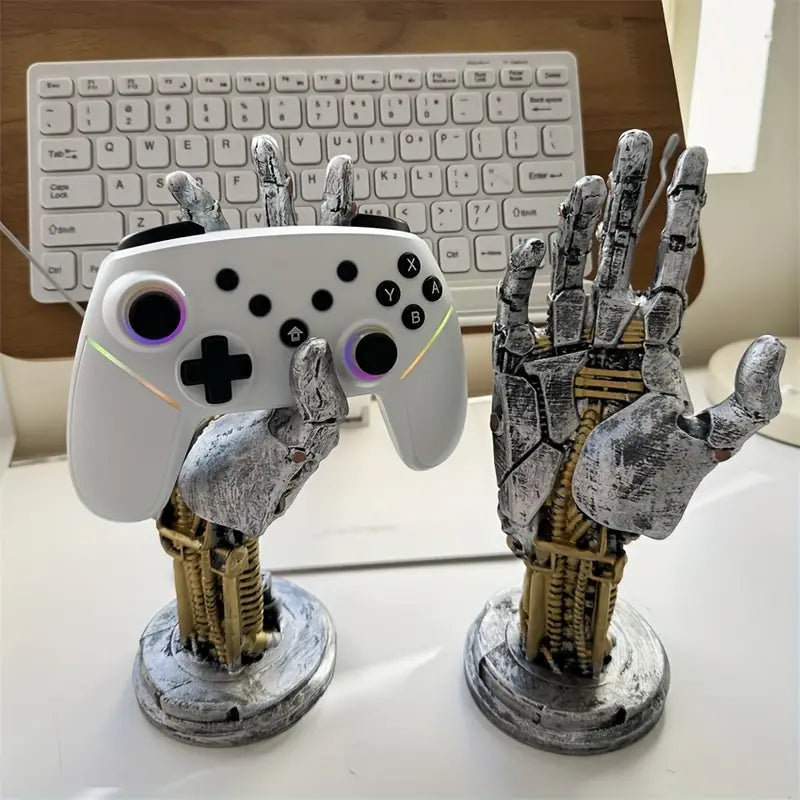Futuristiskt spelkontrollstativ – Elegant Sci-Fi-displayhållare