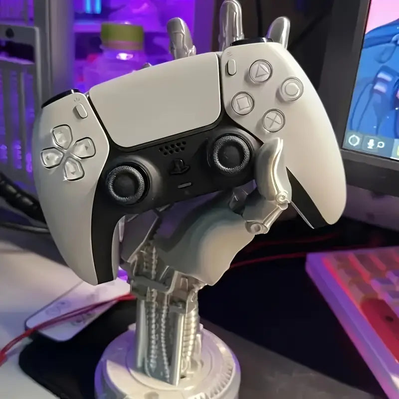 Futuristiskt spelkontrollstativ – Elegant Sci-Fi-displayhållare