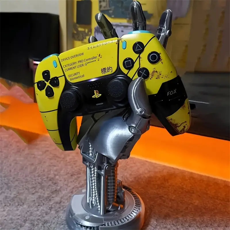 Futuristiskt spelkontrollstativ – Elegant Sci-Fi-displayhållare