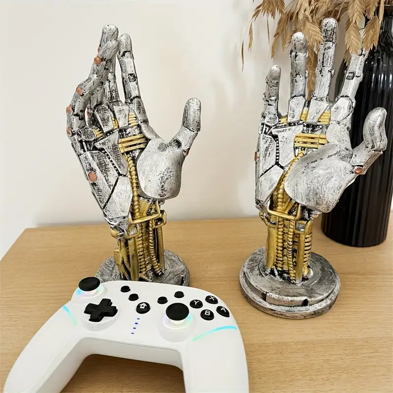 Futuristiskt spelkontrollstativ – Elegant Sci-Fi-displayhållare
