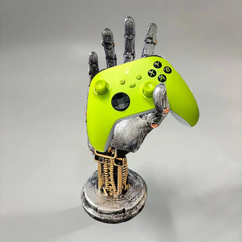 Futuristiskt spelkontrollstativ – Elegant Sci-Fi-displayhållare