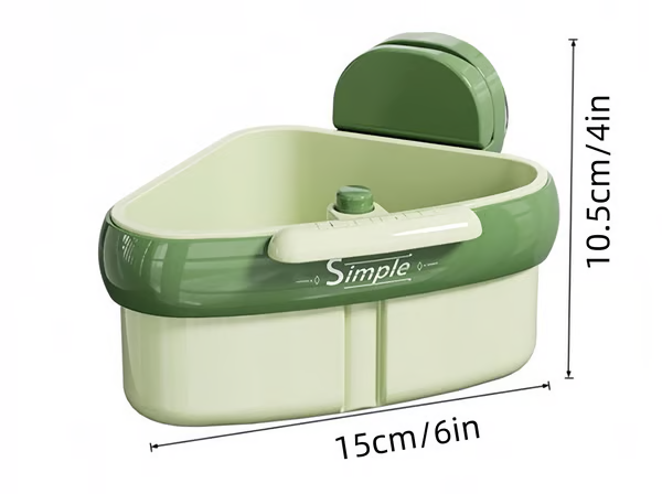 Hörnavloppsfiltret – Multifunktionell, sugmonterad, stoppfri köksavloppsorganisatör